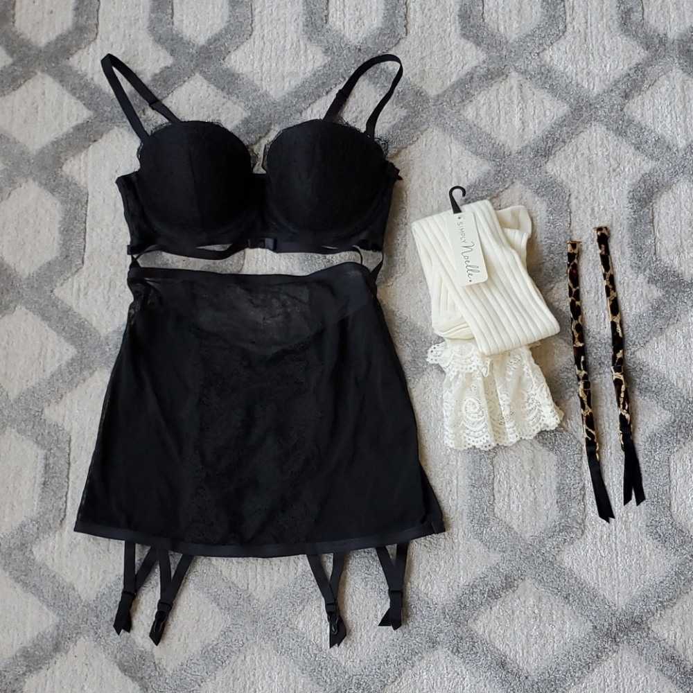 Victoria's Secret Stappy Luxe One Piece Lingerie